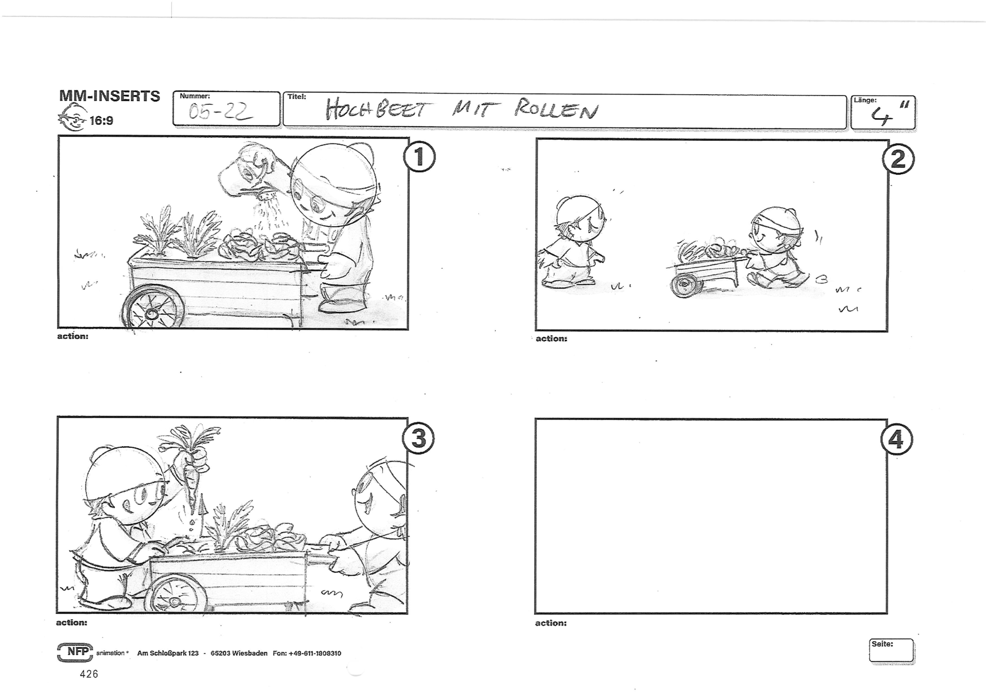 Mainzelmännchen | Mainzelmännchen-Inserts | Storyboard (© ZDF Werbefernsehen GmbH)