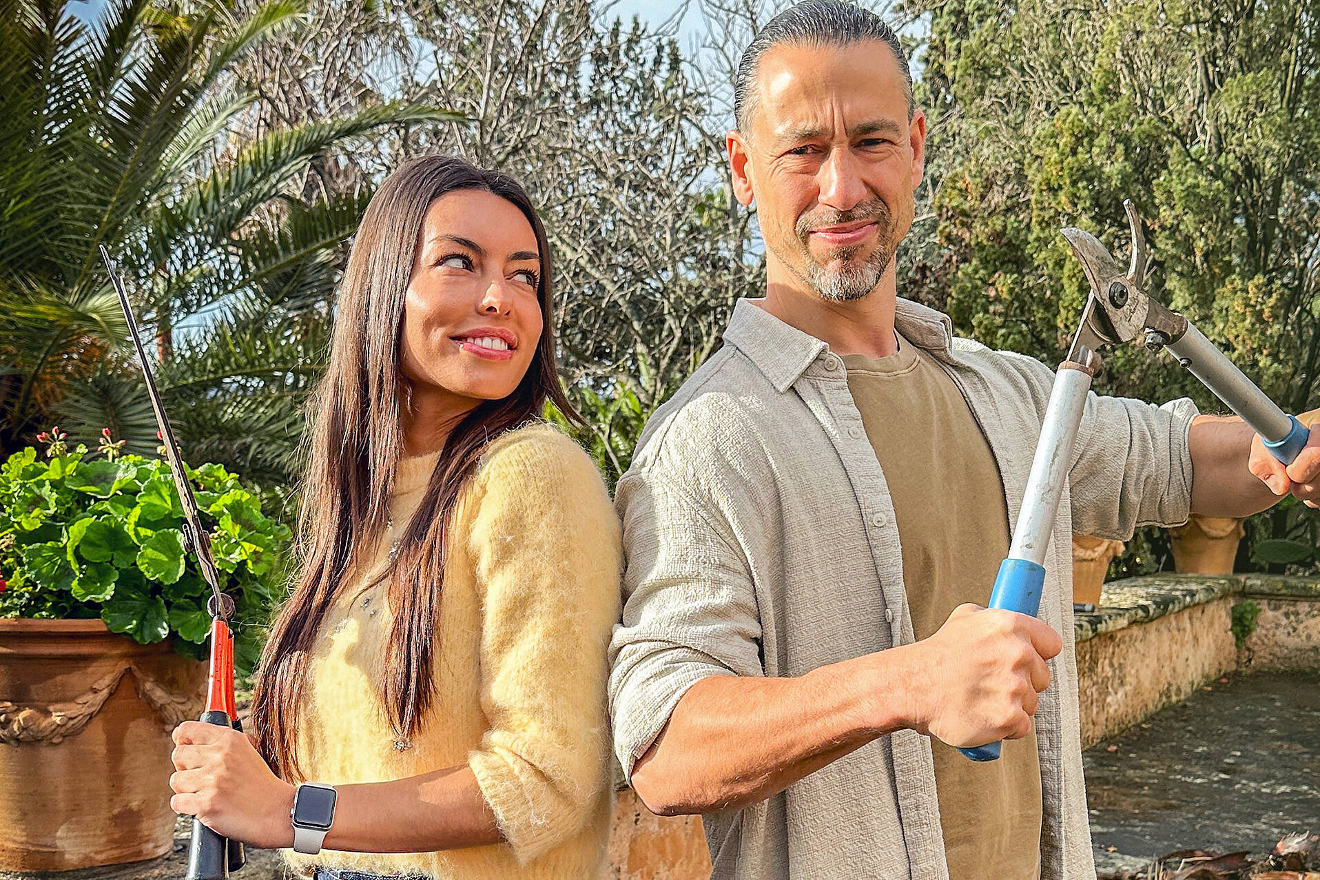 Lourdes „Lou“ Vázquez und Davit Arican | GardenDreams (© ZDF/Tom Gläser)