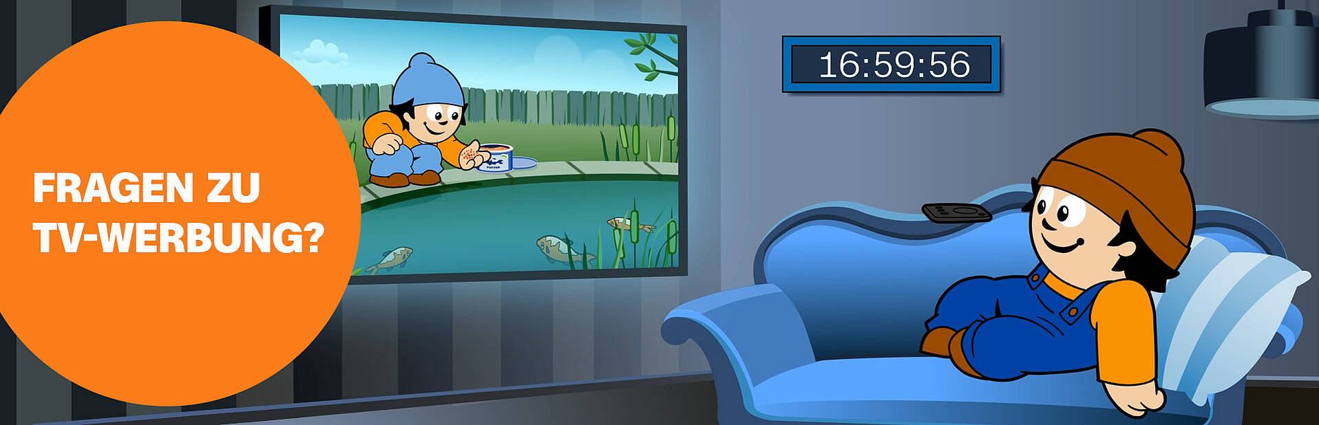 Fragen zu TV-Werbung (© ZDF Werbefernsehen GmbH)