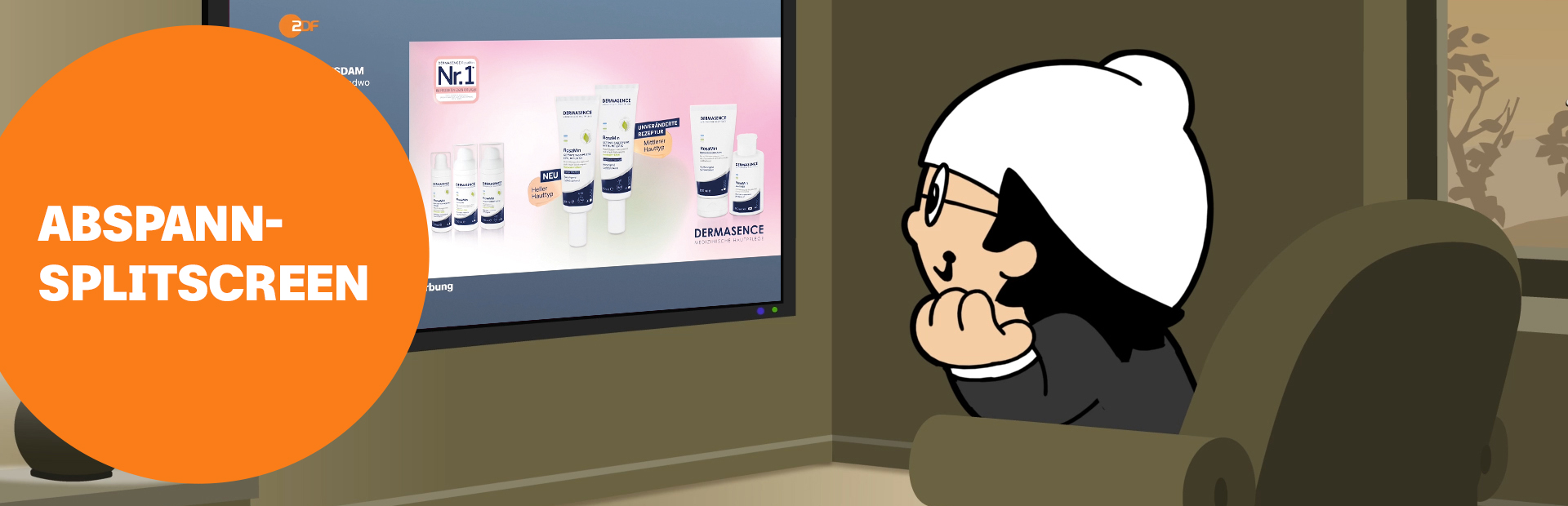 Special-Ads | Abspann-Splitscreen (© ZDF Werbefernsehen GmbH)
