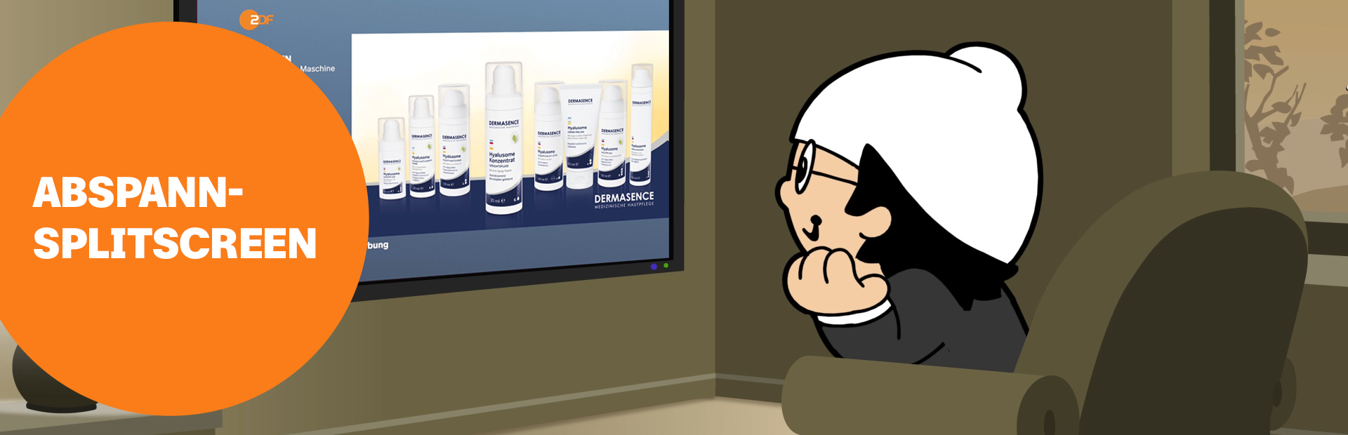 Special-Ads | Abspann-Splitscreen (© ZDF Werbefernsehen GmbH)