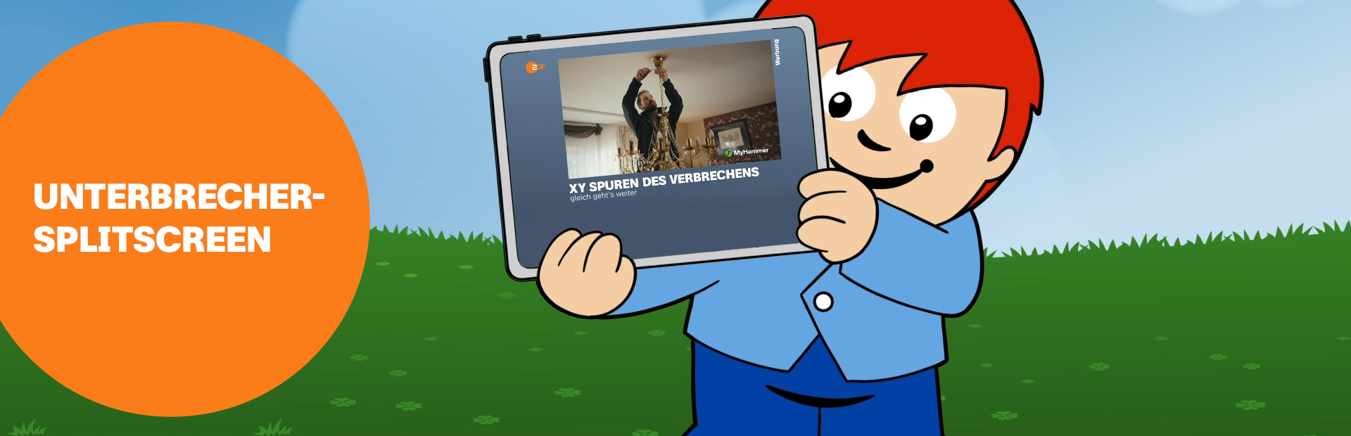 Special-Ads | Unterbrecher-Splitscreen (© ZDF Werbefernsehen GmbH)