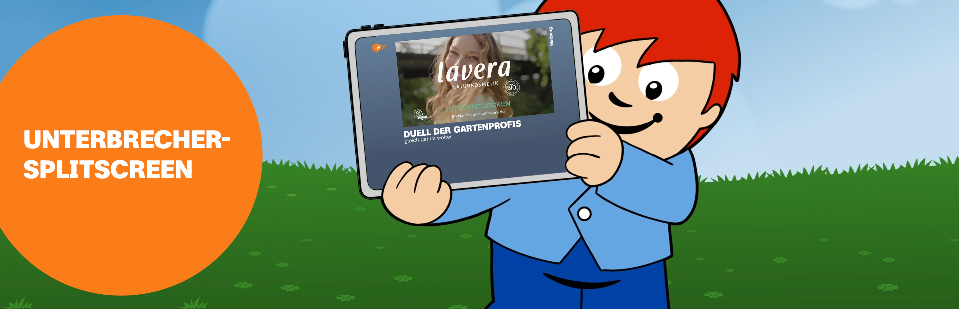 Special-Ads | Unterbrecher-Splitscreen (© ZDF Werbefernsehen GmbH)